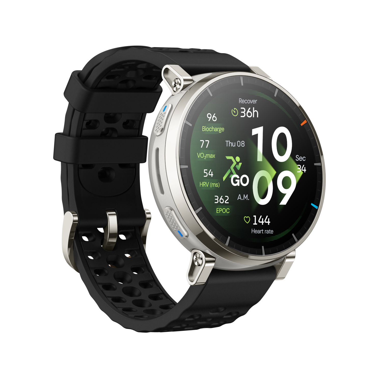 Amazfit Active 3 Premium Apex Silver - Obrázek 2