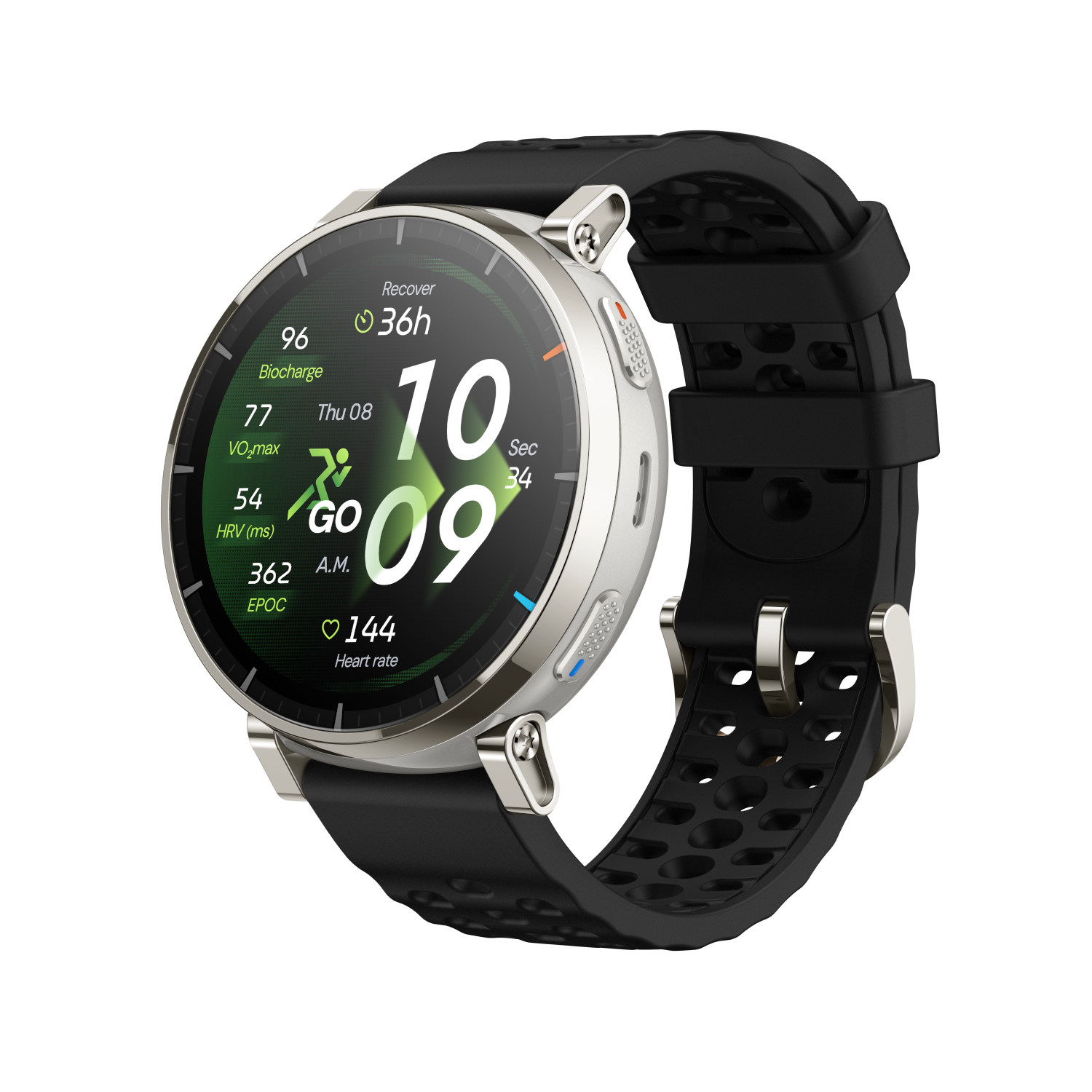 Amazfit Active 3 Premium Apex Silver - Obrázek 3