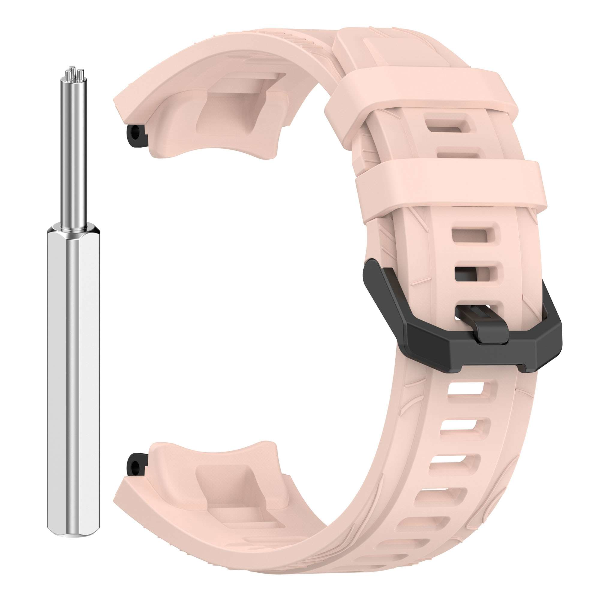 Silikon strap pro Amazfit T-Rex 3 (Světle růžová) - Obrázek 2