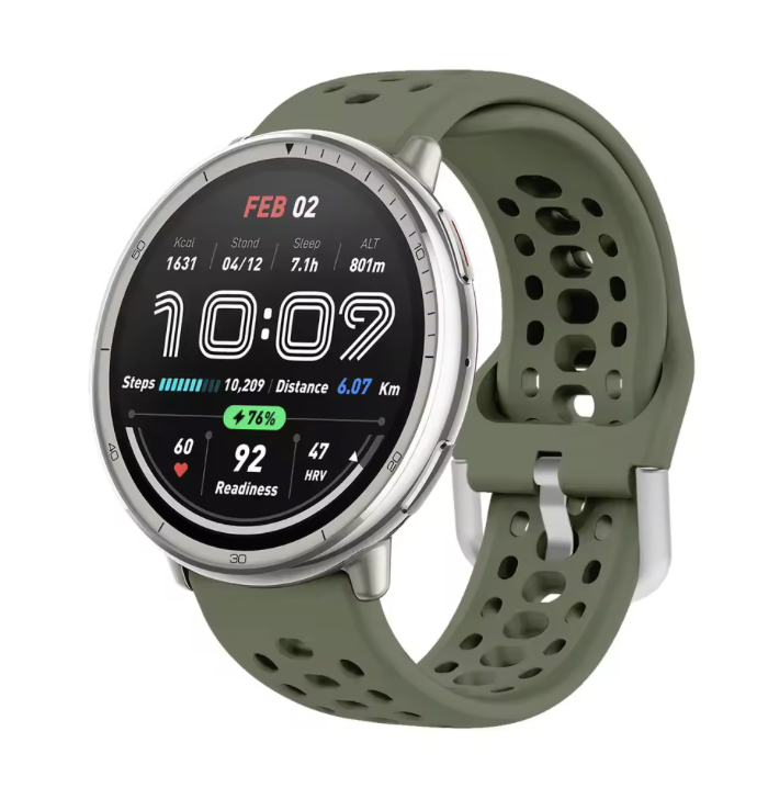 Amazfit Silikonový řemínek 20 mm (šedozelená)