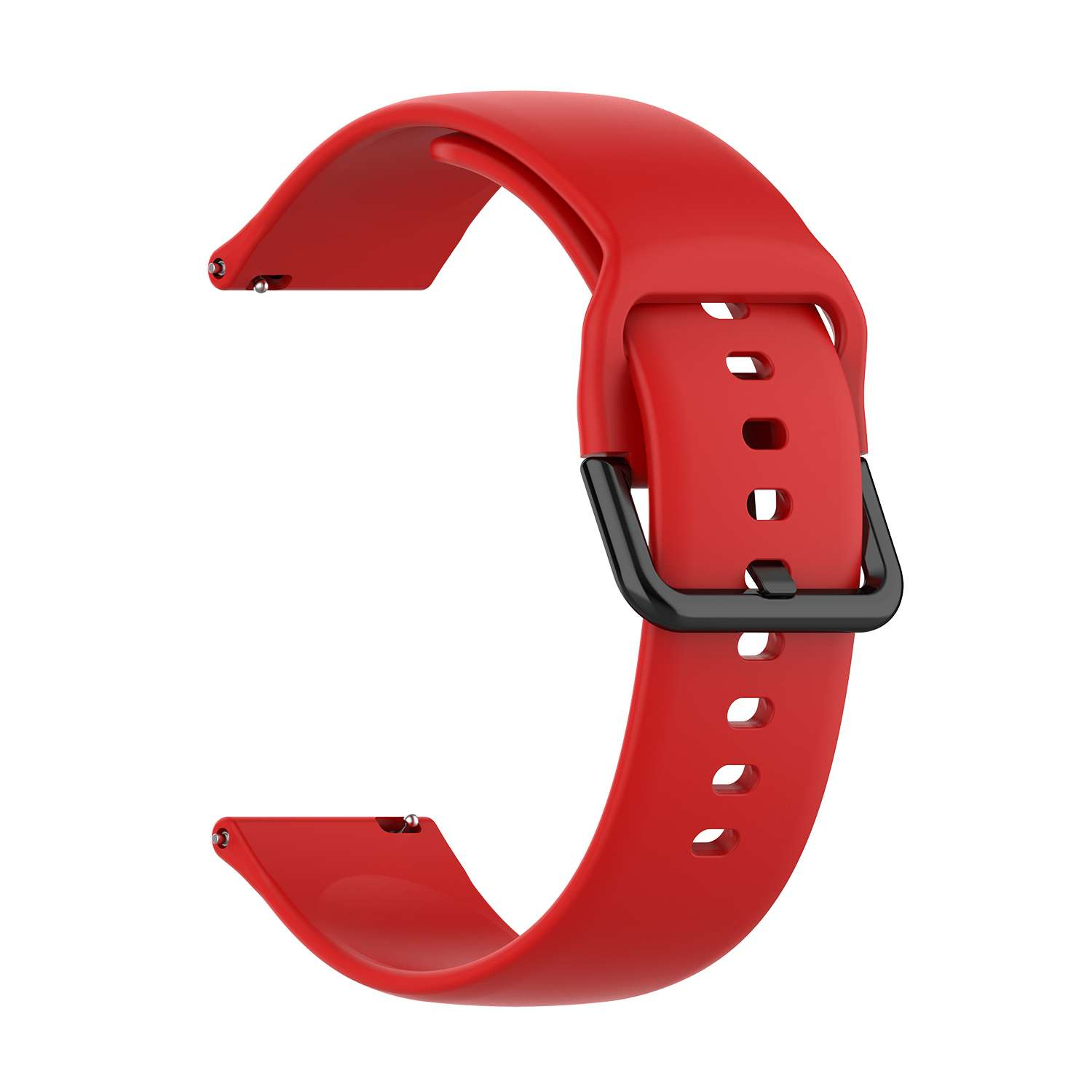 Lenuo univerzální silikon strap 20 mm (červená)