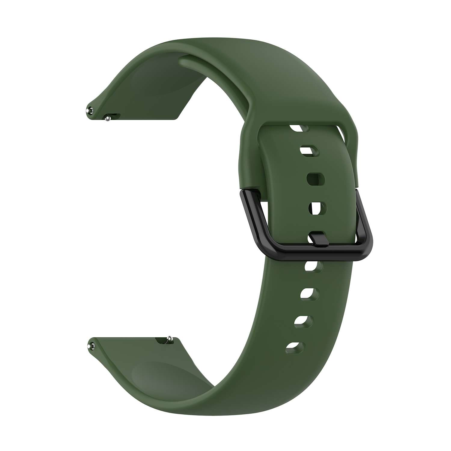 Lenuo univerzální silikon Strap 20 mm (tmavě zelená)